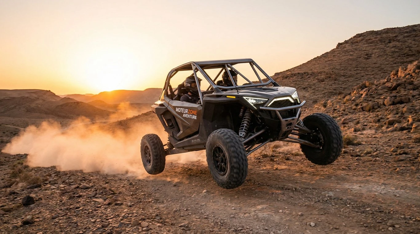 Buggy SSV en saut
