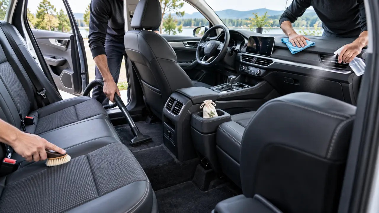 Nettoyer l’intérieur d’une voiture : 5 gestes pour éliminer traces et odeurs