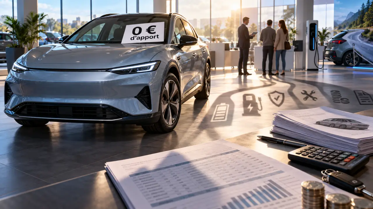 Voiture électrique en LOA sans apport : le vrai coût derrière le « 0 € »