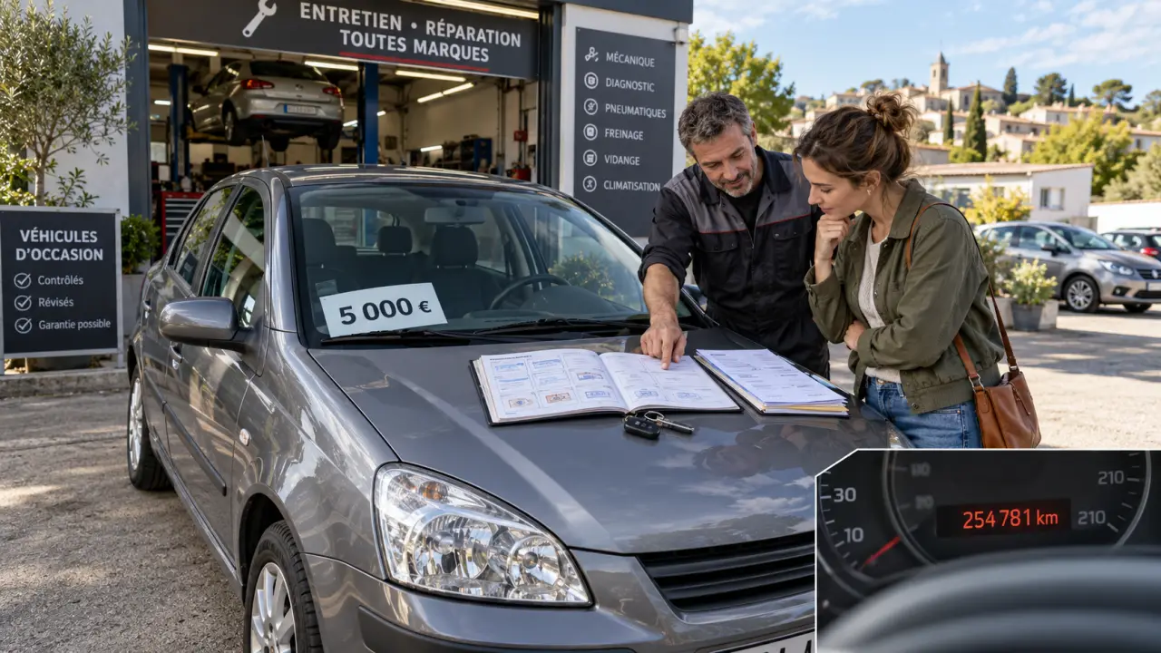 Voiture à 5 000 euros : acceptez le kilométrage si l’entretien est prouvé
