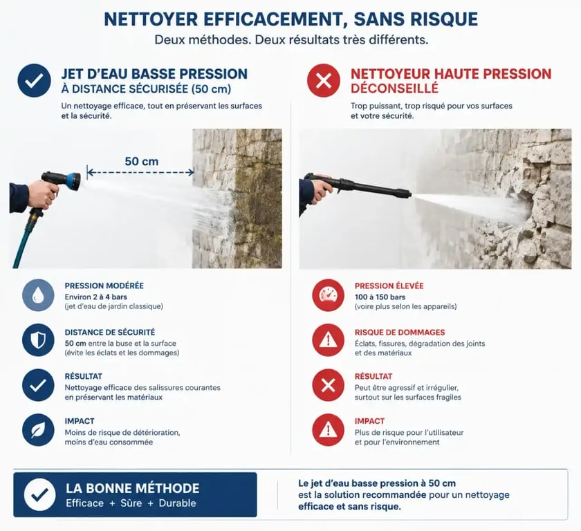 Comparaison des méthodes de rinçage pour le nettoyage voiture moteur