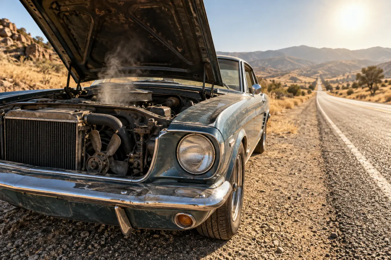Pourquoi une voiture de collection surchauffe en été : les défauts qui font monter la température