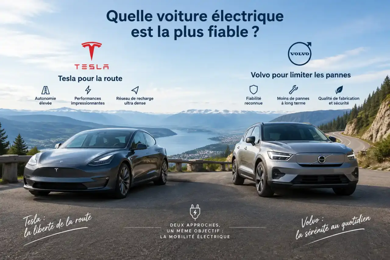 Quelle voiture électrique est la plus fiable ? Tesla pour la route, Volvo pour limiter les pannes